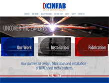 Tablet Screenshot of cinfab.com